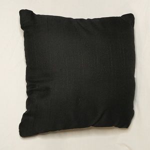 Mainstays Solid Black Throw Pillow